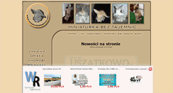 Desktop Screenshot of miniaturkabeztajemnic.com