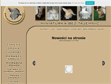 Tablet Screenshot of miniaturkabeztajemnic.com